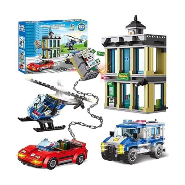 City Police Catch Thief Juego de construcción con coche_1