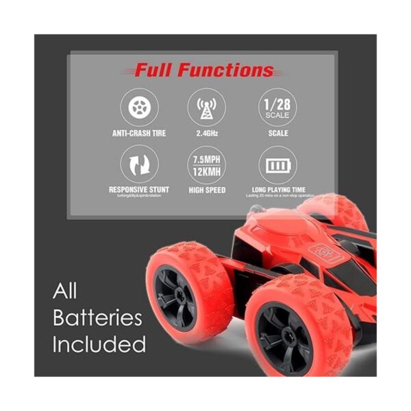 Haktoys 2 unidades de control remoto Turbo Max Stunt Car_5