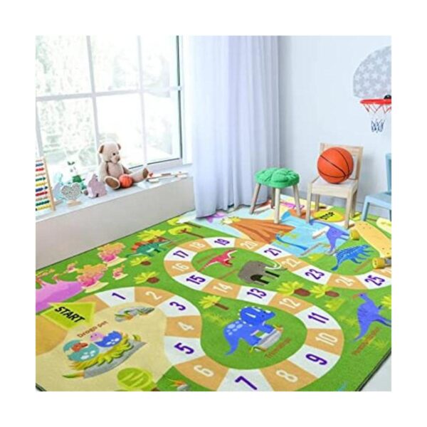 Chicrug Alfombras de juego de dinosaurio para niños_1