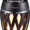 DiKaou Lámpara de mesa con llama LED para exteriores_1
