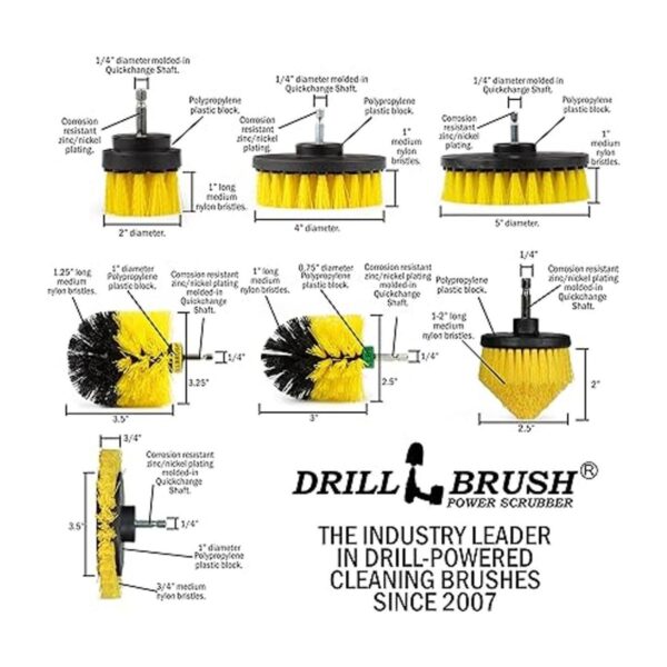 Drill Brush Power Scrubber by Useful Products Cepillo de_6