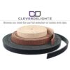 CleverDelights Correa de cuero marrón de 12 30 pies_3
