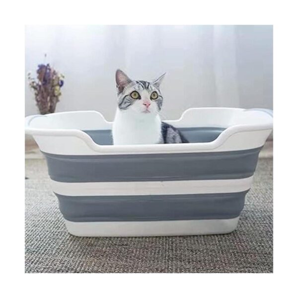 Goderewild Bañera plegable multiusos para mascotas con_5