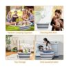 Goderewild Bañera plegable multiusos para mascotas con_6