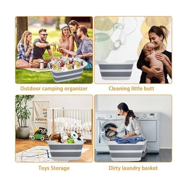 Goderewild Bañera plegable multiusos para mascotas con_6