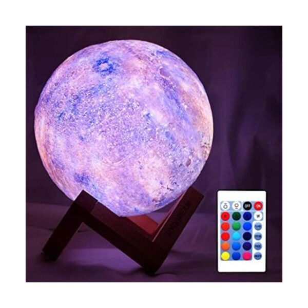 HYODREAM 3D Galaxy Lámpara de Luna estrellada luz nocturna_1