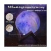 HYODREAM 3D Galaxy Lámpara de Luna estrellada luz nocturna_4