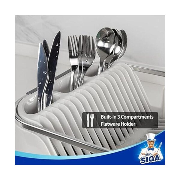 MR.SIGA Escurridor de platos para encimera de cocina_5