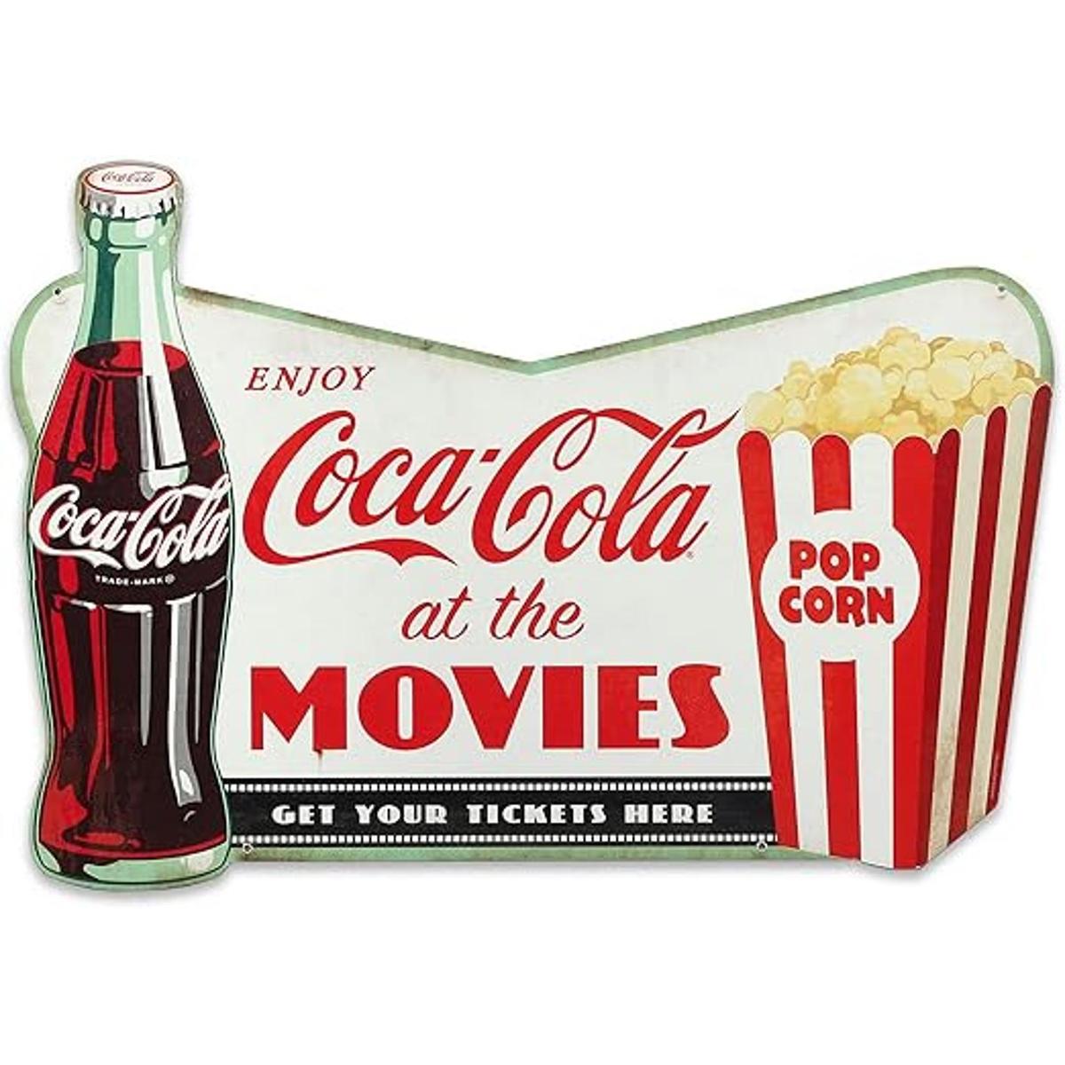 Open Road Brands Cartel de película CocaCola decoración
