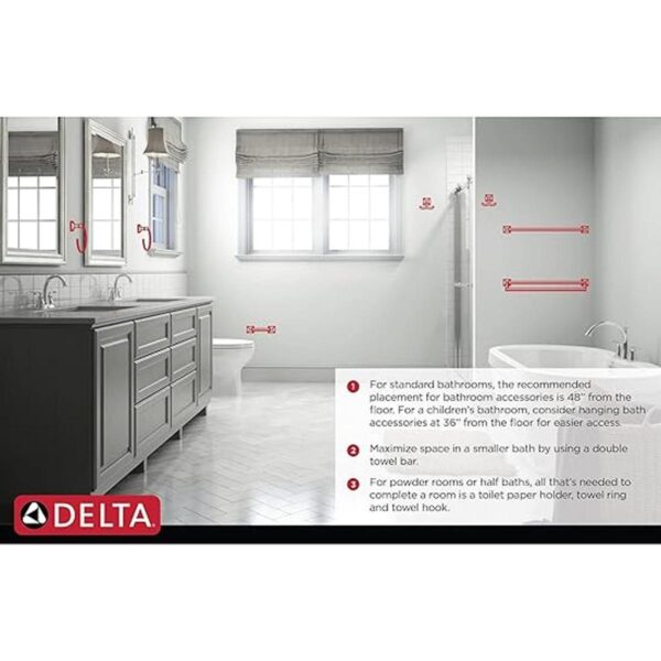 Delta 74335SS Trillian Robe Hook Stainless_5