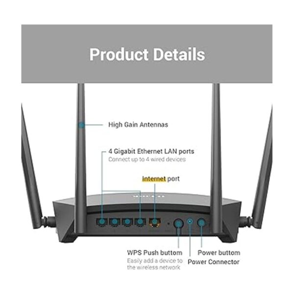 DLink Router WiFi AC1900 Red de Internet de malla Smart_2
