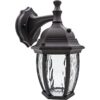 Maxxima Luz LED de pared para exteriores negro con vidrio_1