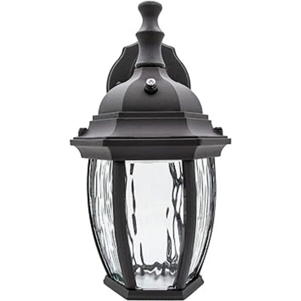 Maxxima Luz LED de pared para exteriores negro con vidrio_2