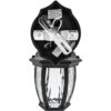 Maxxima Luz LED de pared para exteriores negro con vidrio_6