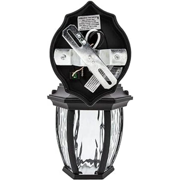 Maxxima Luz LED de pared para exteriores negro con vidrio_6