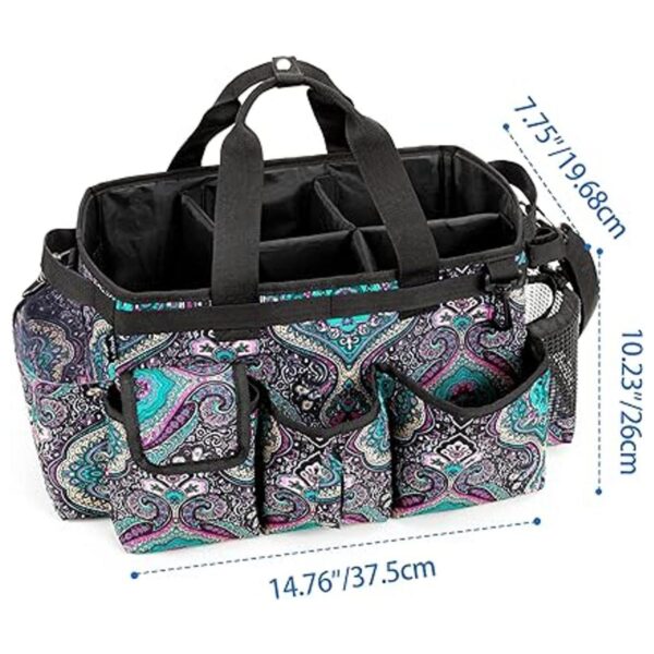 LoDrid Bolsa grande de limpieza portátil con divisor_5