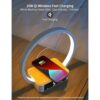 Amouhom Lámpara de mesa reloj despertador de 18 W con_2
