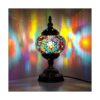 Lámpara de mesa decorativa de cristal de mosaico turco_1