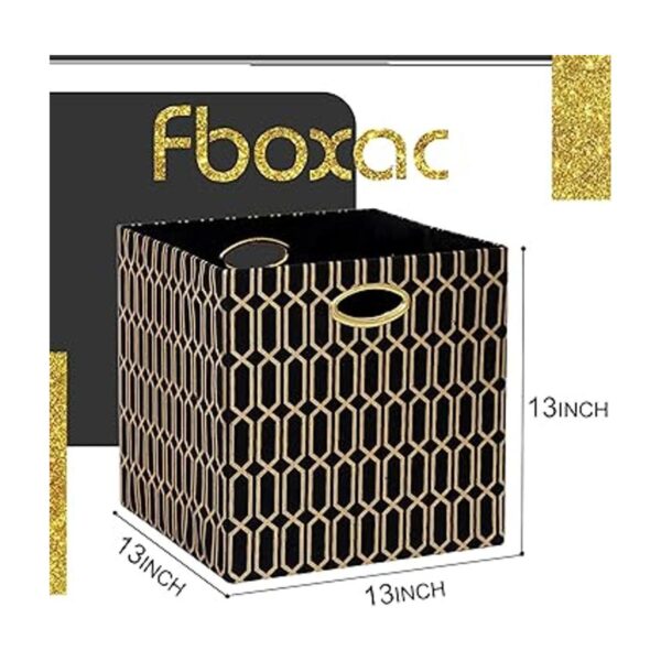 Fboxac Cubo de almacenamiento de cubos de 13 x 13_5
