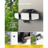 LE Luces solares de inundación para exteriores luces de