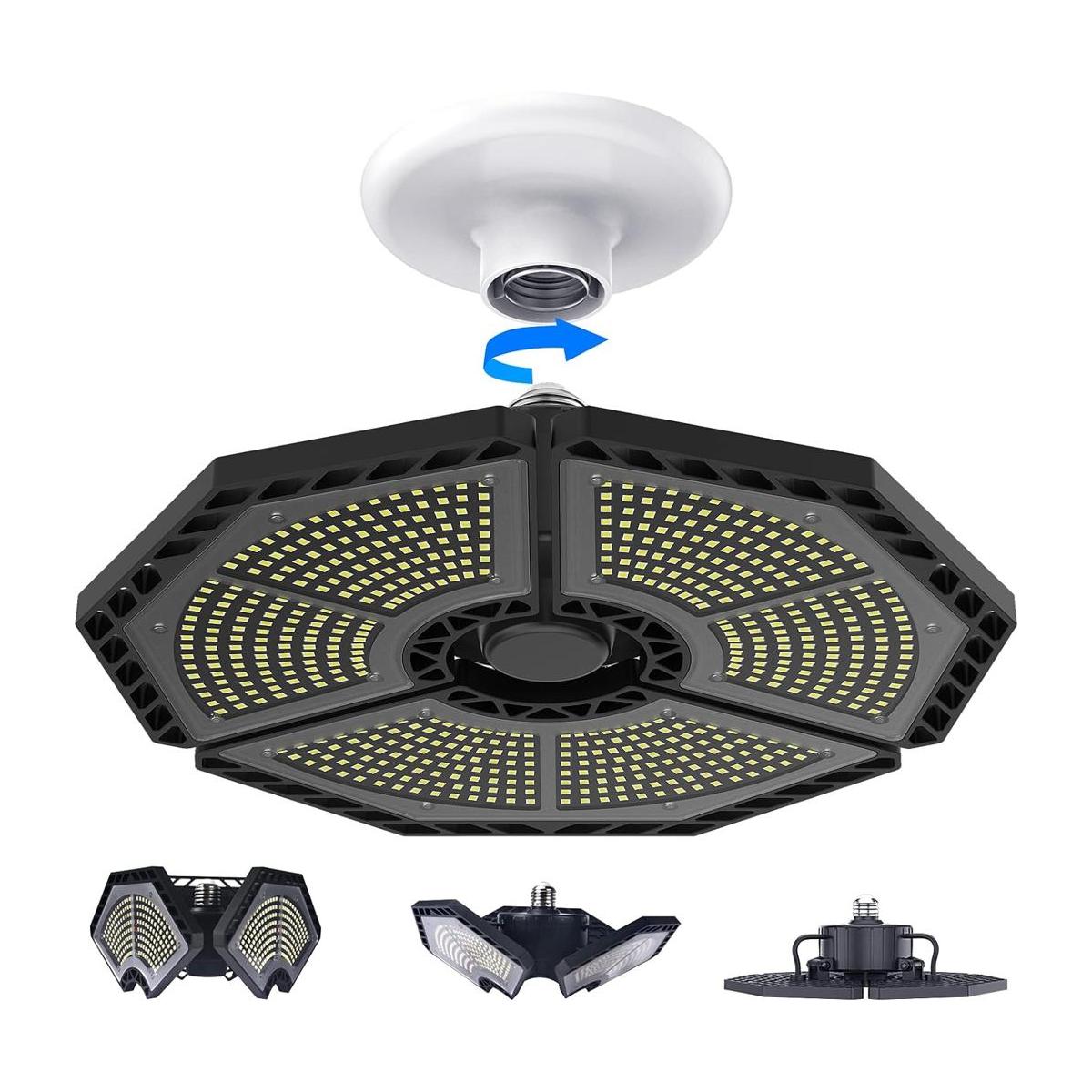 Luces LED de garaje 140 W 18500 lúmenes iluminación de