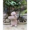 Estatua de jardín para gatos decoración al aire libre_6