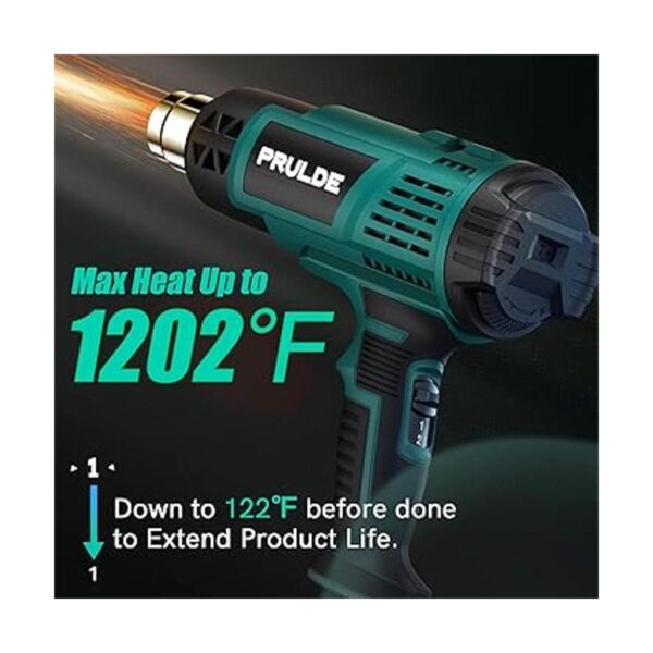 PRULDE HG0240US Pistola de aire caliente con control de