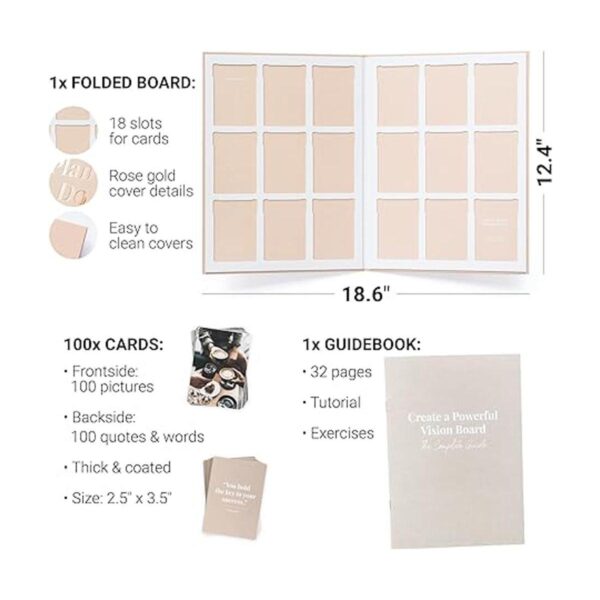 Kit de tablero de visión para mujer suministros completos_4