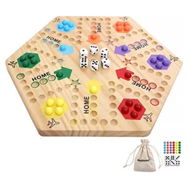 Medikaison Juego de mármol original Wahoo Juego de mesa de_1