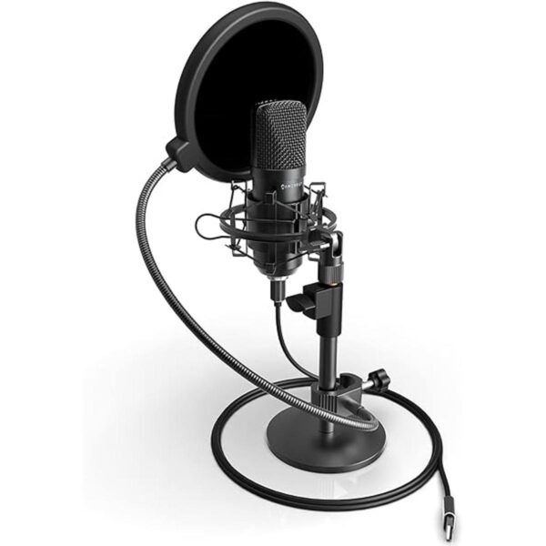 Amcrest Micrófono USB para grabaciones de voz podcasts_1