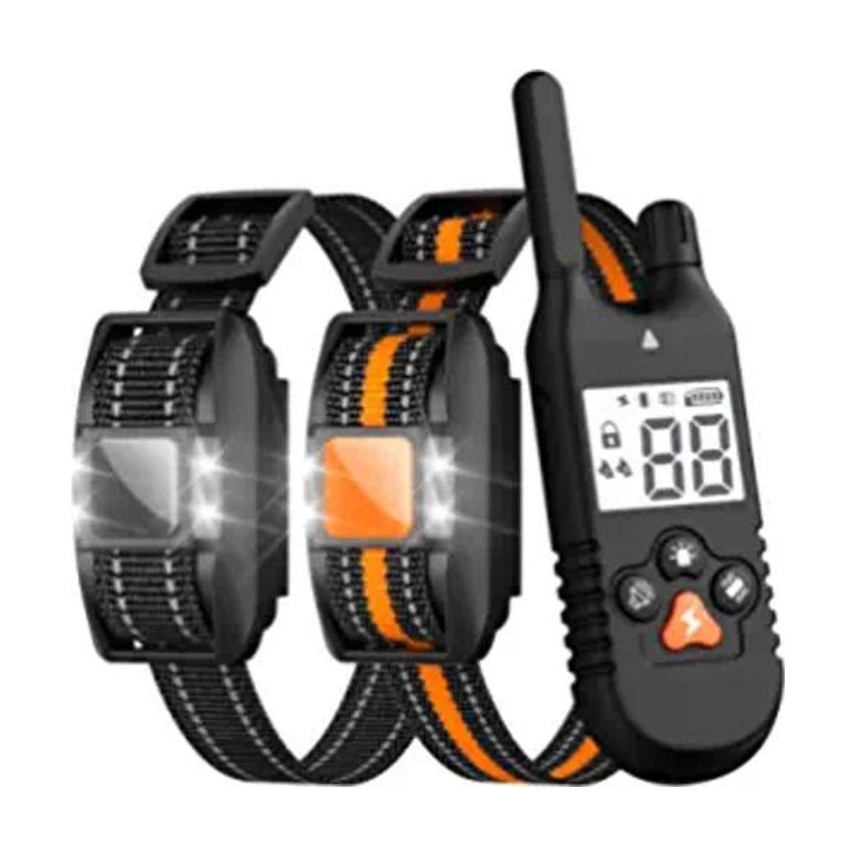 FunniPets Collar de entrenamiento para perros para 2
