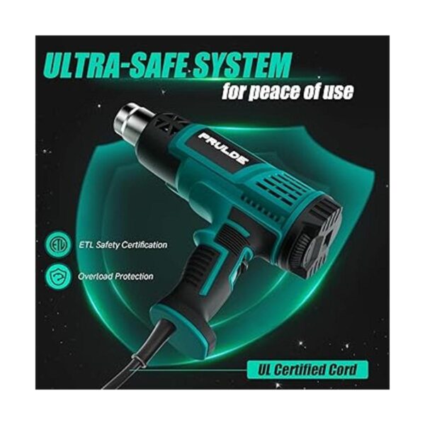 PRULDE HG0240US Pistola de aire caliente con control de