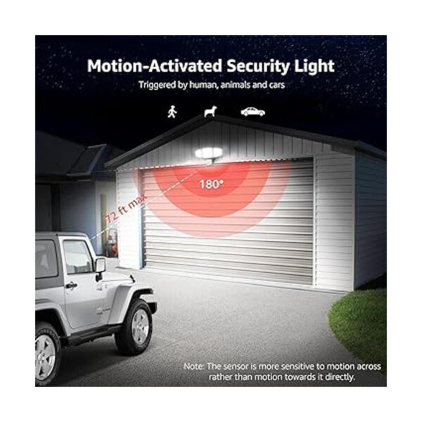 Lepro Luces LED de seguridad luz con sensor de movimiento_3