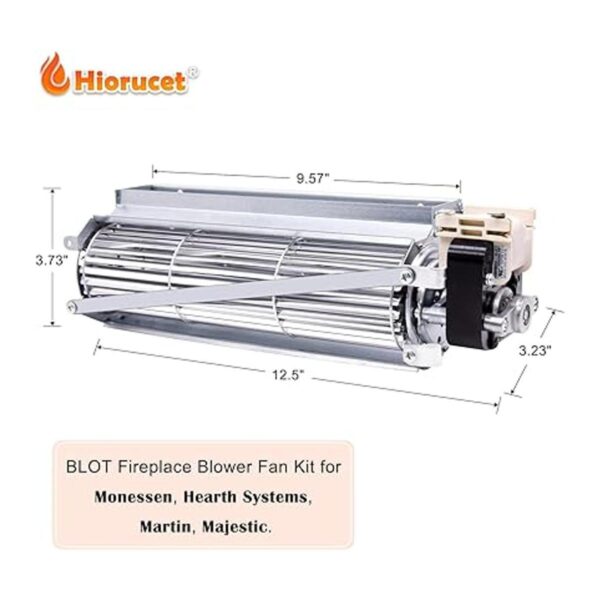 Hiorucet BLOT BLOTMC Kit de ventilador de chimenea de