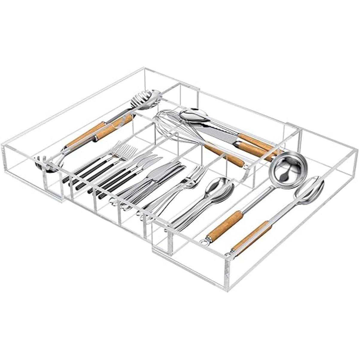 NIUBEE Organizador de cajones de cocina expandible para