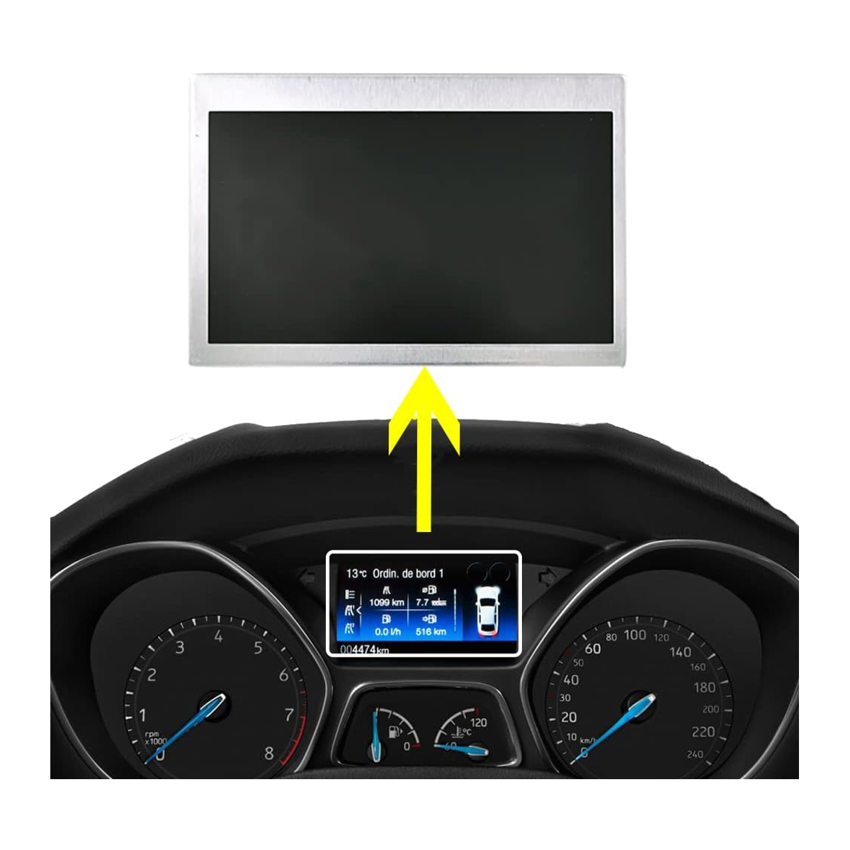 Pantalla LCD a color para Ford 20142016 Escape 20132016