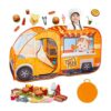 Tienda de campaña de juegos para niños con 54 piezas_1