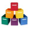 Luv Color Juego de seis cubos de almacenamiento de
