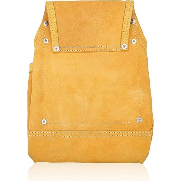 LAUTUS Nubuck Bolsa de herramientas de cuero de grano