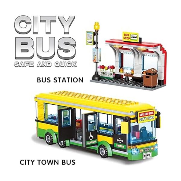 Kit de construcción de estación de autobús City Town