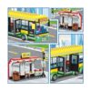 Kit de construcción de estación de autobús City Town