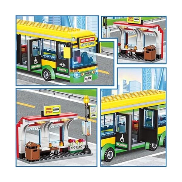 Kit de construcción de estación de autobús City Town