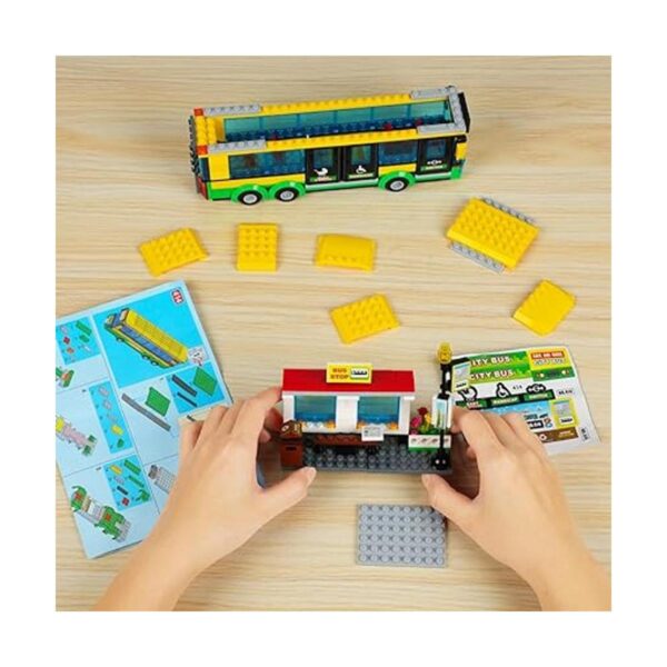 Kit de construcción de estación de autobús City Town