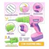 Juego de herramientas para niños con taladro eléctrico de_3