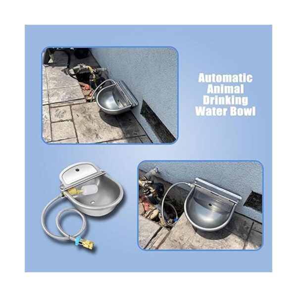 Cuenco automático de agua potable para animales con