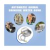 Cuenco automático de agua potable para animales con