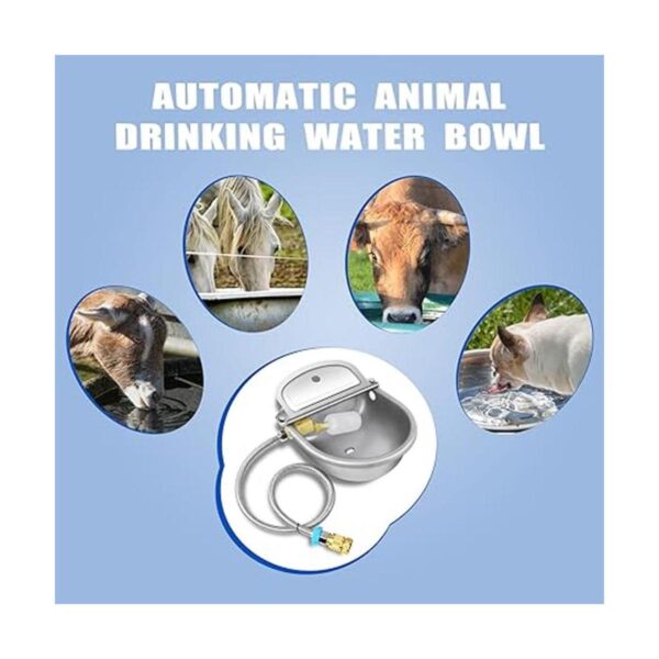 Cuenco automático de agua potable para animales con