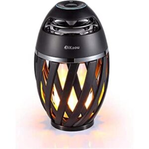 DIKAOU Altavoz Bluetooth con llama LED regalos para_1