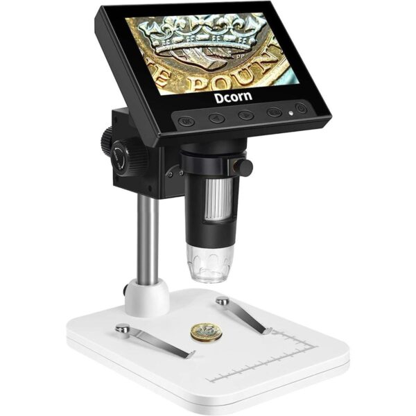 Microscopio de moneda microscopio digital LCD Dcorn de_1