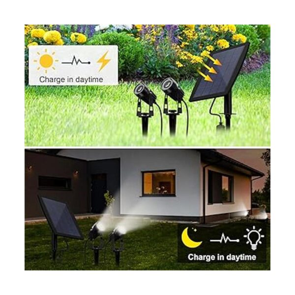 DLLT Focos solares LED para exteriores para paisajes_3